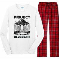 Drones New Jersey Ufo Uap Alien Invasion Project Bluebeam Long Sleeve Pajama Set