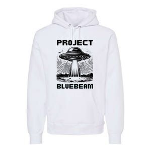 Drones New Jersey Ufo Uap Alien Invasion Project Bluebeam Premium Hoodie