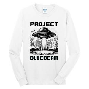 Drones New Jersey Ufo Uap Alien Invasion Project Bluebeam Tall Long Sleeve T-Shirt