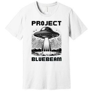 Drones New Jersey Ufo Uap Alien Invasion Project Bluebeam Premium T-Shirt