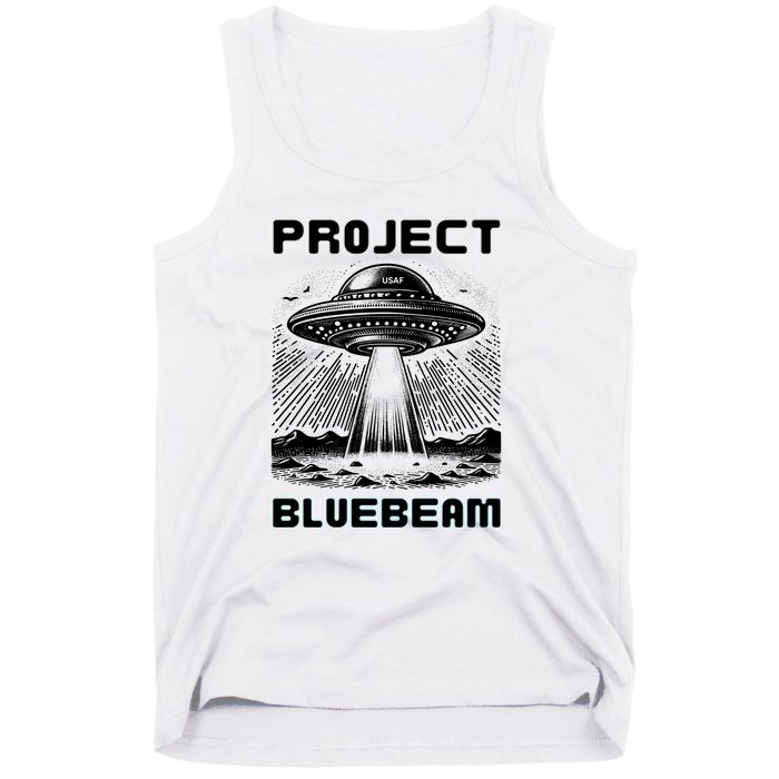 Drones New Jersey Ufo Uap Alien Invasion Project Bluebeam Tank Top