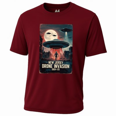 Drones New Jersey Ufo Uap Alien Invasion Performance Shirt