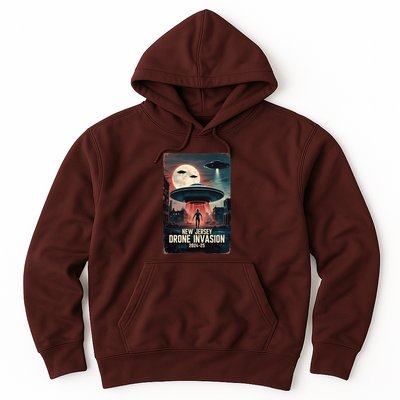 Drones New Jersey Ufo Uap Alien Invasion Hoodie