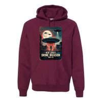 Drones New Jersey Ufo Uap Alien Invasion Premium Hoodie