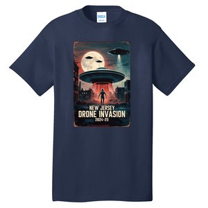 Drones New Jersey Ufo Uap Alien Invasion Tall T-Shirt