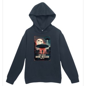 Drones New Jersey Ufo Uap Alien Invasion Urban Pullover Hoodie