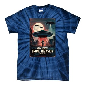 Drones New Jersey Ufo Uap Alien Invasion Tie-Dye T-Shirt