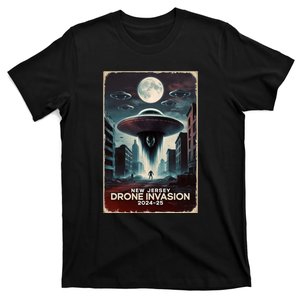 Drones New Jersey Ufo Uap Alien Invasion T-Shirt