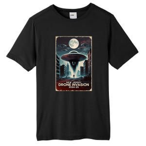 Drones New Jersey Ufo Uap Alien Invasion Tall Fusion ChromaSoft Performance T-Shirt