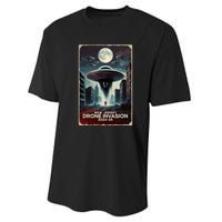 Drones New Jersey Ufo Uap Alien Invasion Performance Sprint T-Shirt