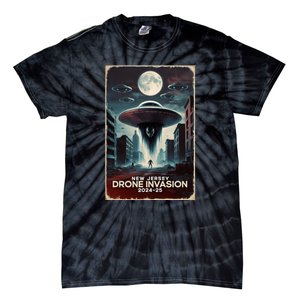 Drones New Jersey Ufo Uap Alien Invasion Tie-Dye T-Shirt