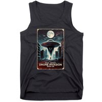 Drones New Jersey Ufo Uap Alien Invasion Tank Top