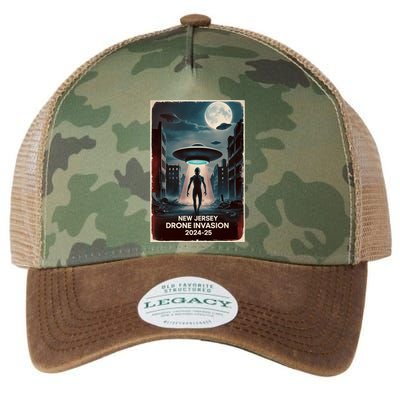 Drones New Jersey Ufo Uap Alien Invasion Legacy Tie Dye Trucker Hat