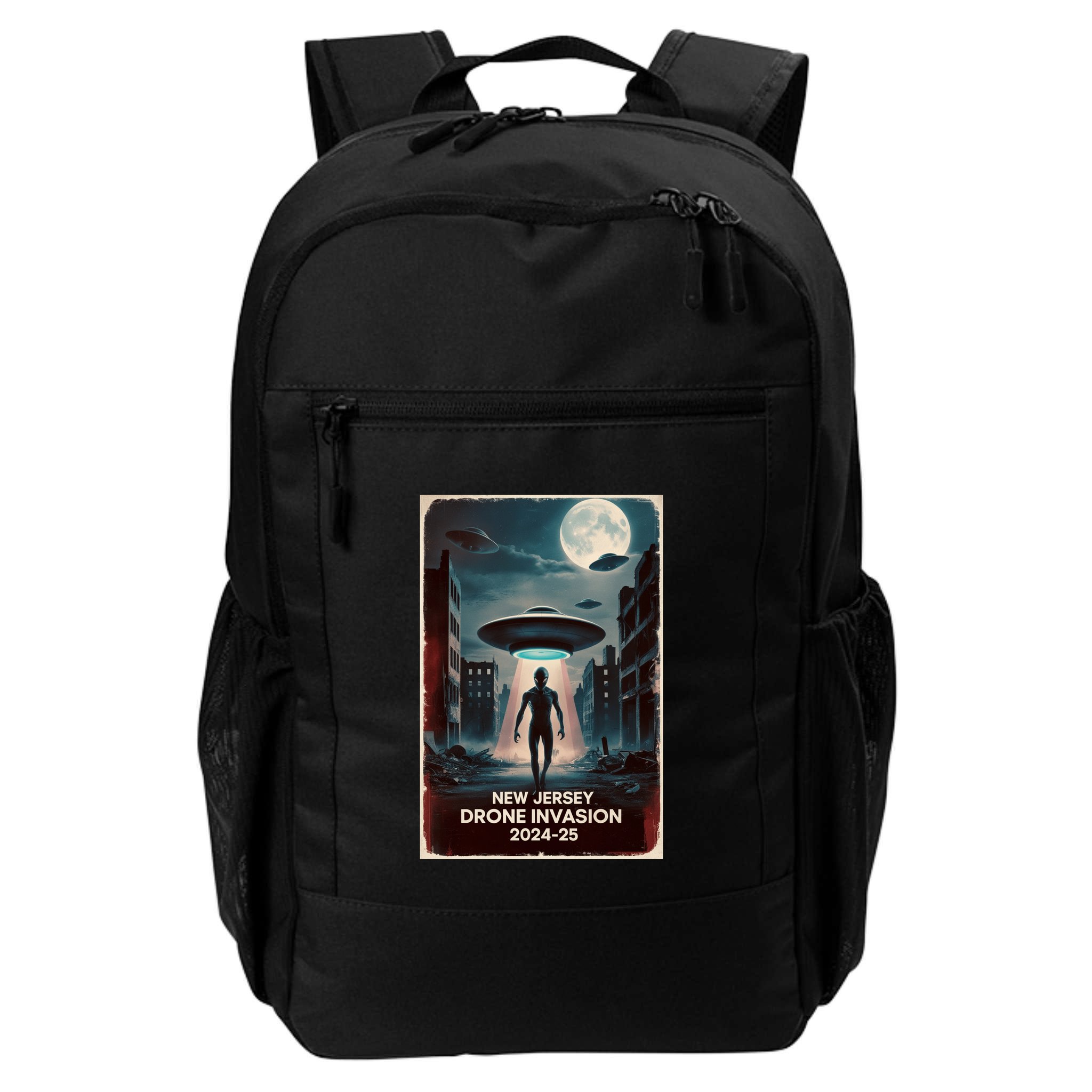 Drones New Jersey Ufo Uap Alien Invasion Backpack