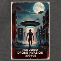 Drones New Jersey Ufo Uap Alien Invasion Vector Backpack