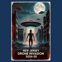 Drones New Jersey Ufo Uap Alien Invasion Cool Comfort Performance Bucket Hat