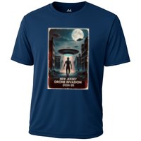 Drones New Jersey Ufo Uap Alien Invasion Cooling Performance Crew T-Shirt