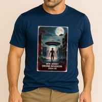 Drones New Jersey Ufo Uap Alien Invasion Cooling Performance Crew T-Shirt