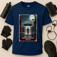 Drones New Jersey Ufo Uap Alien Invasion Cooling Performance Crew T-Shirt