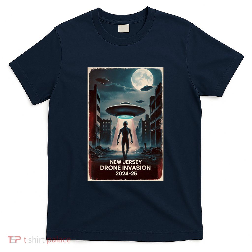 Drones New Jersey Ufo Uap Alien Invasion T-Shirt
