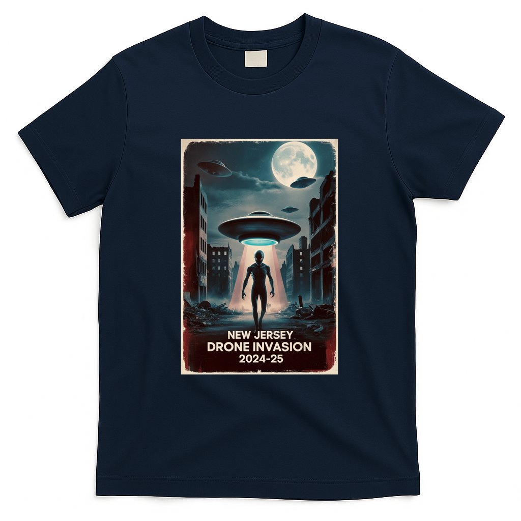 Drones New Jersey Ufo Uap Alien Invasion T-Shirt