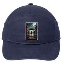 Drones New Jersey Ufo Uap Alien Invasion 7-Panel Snapback Hat