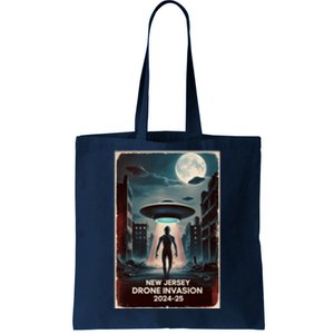 Drones New Jersey Ufo Uap Alien Invasion Tote Bag