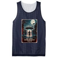 Drones New Jersey Ufo Uap Alien Invasion Mesh Reversible Basketball Jersey Tank
