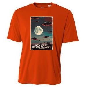 Drones New Jersey Ufo Uap Alien Invasion Cooling Performance Crew T-Shirt