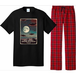 Drones New Jersey Ufo Uap Alien Invasion Pajama Set