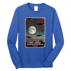 Drones New Jersey Ufo Uap Alien Invasion Long Sleeve Shirt