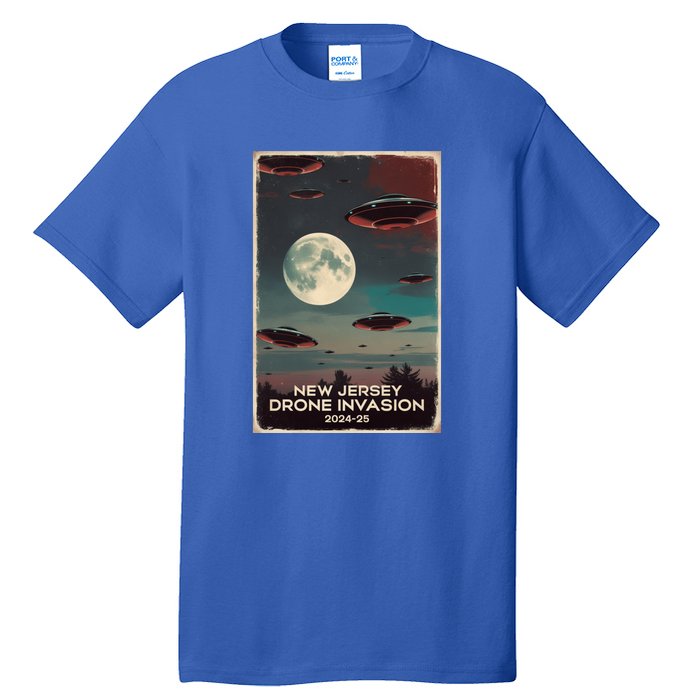 Drones New Jersey Ufo Uap Alien Invasion Tall T-Shirt