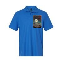 Drones New Jersey Ufo Uap Alien Invasion Softstyle Adult Sport Polo