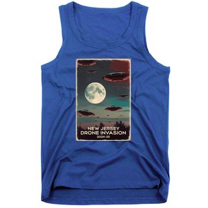 Drones New Jersey Ufo Uap Alien Invasion Tank Top