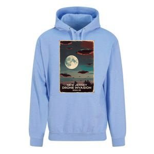 Drones New Jersey Ufo Uap Alien Invasion Unisex Surf Hoodie