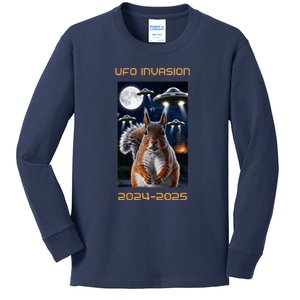 Drones New Jersey Ufo Uap Kids Long Sleeve Shirt