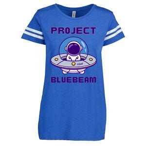 Drones New Jersey Ufo Uap Alien Invasion Project Bluebeam Enza Ladies Jersey Football T-Shirt