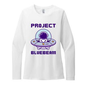 Drones New Jersey Ufo Uap Alien Invasion Project Bluebeam Womens CVC Long Sleeve Shirt