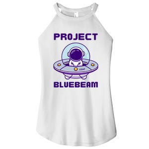 Drones New Jersey Ufo Uap Alien Invasion Project Bluebeam Women's Perfect Tri Rocker Tank