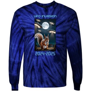 Drones New Jersey Ufo Uap Tie-Dye Long Sleeve Shirt