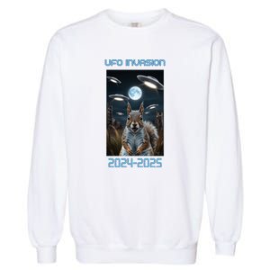 Drones New Jersey Ufo Uap Garment-Dyed Sweatshirt