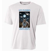 Drones New Jersey Ufo Uap Cooling Performance Crew T-Shirt