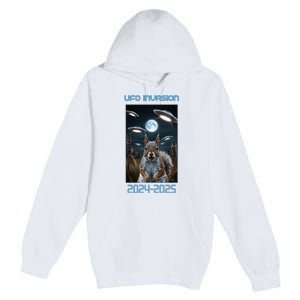 Drones New Jersey Ufo Uap Premium Pullover Hoodie