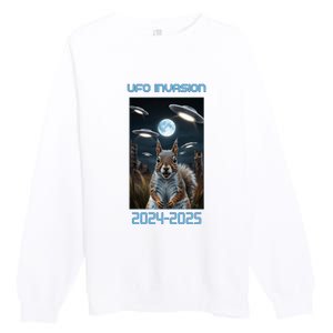 Drones New Jersey Ufo Uap Premium Crewneck Sweatshirt