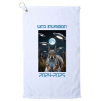 Drones New Jersey Ufo Uap Platinum Collection Golf Towel