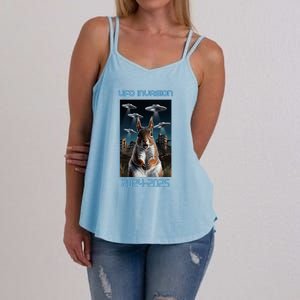 Drones New Jersey Ufo Uap Women's Strappy Tank