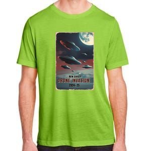 Drones New Jersey Ufo Uap Alien Invasion Adult ChromaSoft Performance T-Shirt