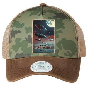 Drones New Jersey Ufo Uap Alien Invasion Legacy Tie Dye Trucker Hat