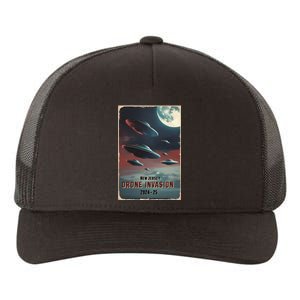 Drones New Jersey Ufo Uap Alien Invasion Yupoong Adult 5-Panel Trucker Hat