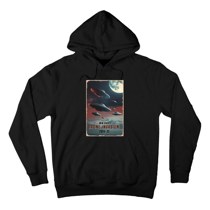 Drones New Jersey Ufo Uap Alien Invasion Hoodie